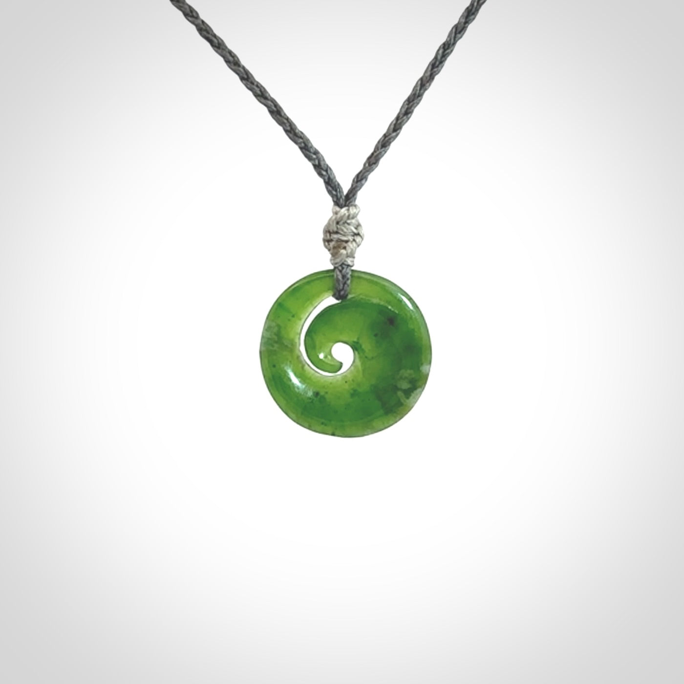 Beautiful, Small, New Zealand Pounamu Koru Pendants