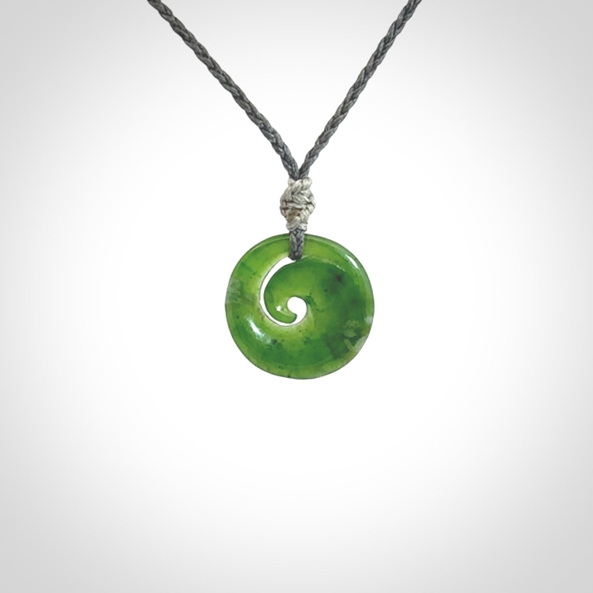 Beautiful, Small, New Zealand Pounamu Koru Pendants
