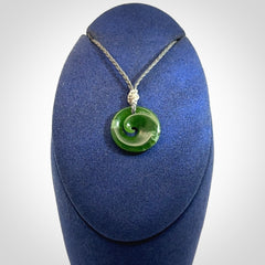Beautiful, Small, New Zealand Pounamu Koru Pendants