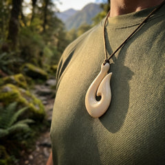 Mammoth Tusk hook pendant