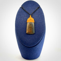 This beautiful toki pendant is carved in New Zealand Jade