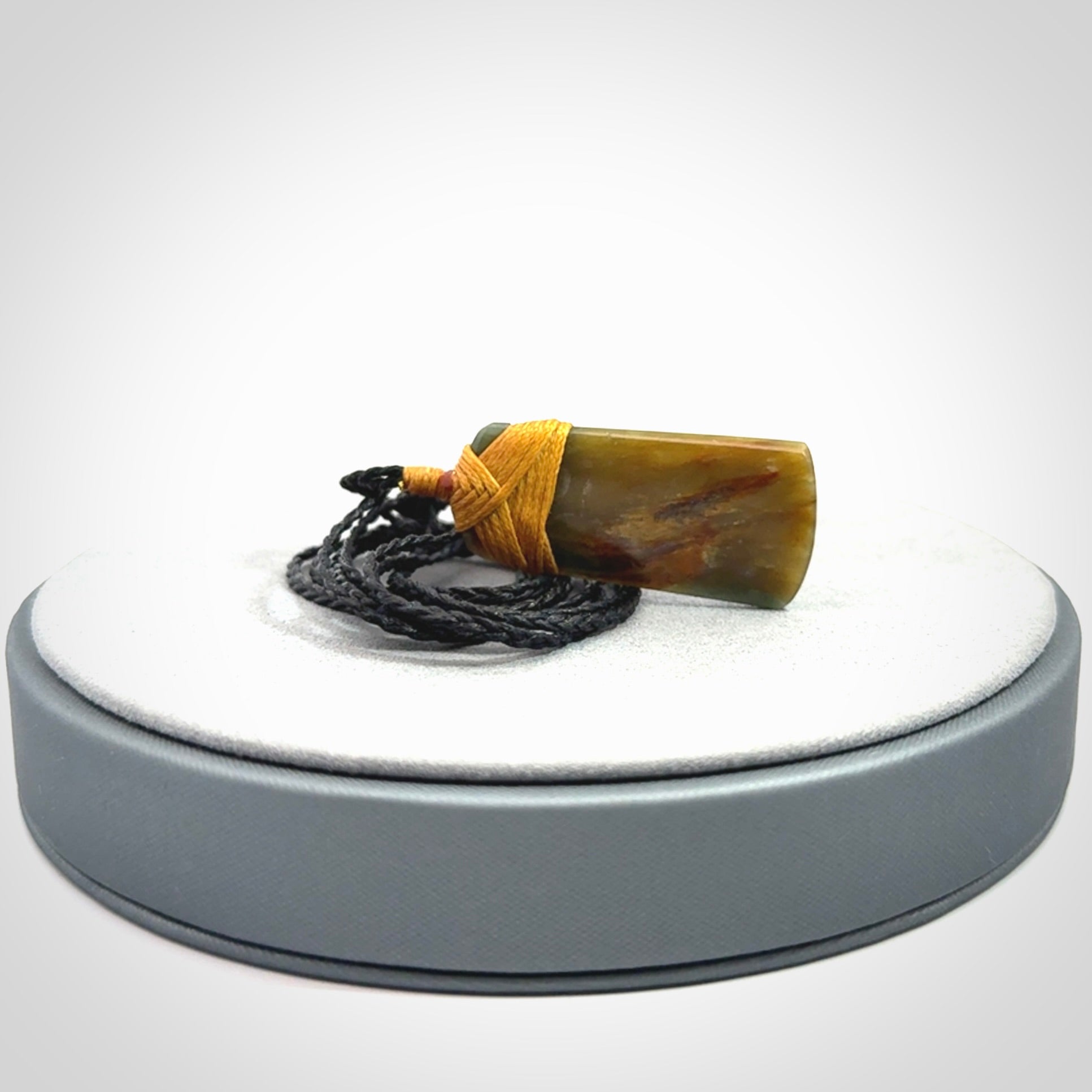 This beautiful toki pendant is carved in New Zealand Jade