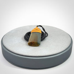 This beautiful toki pendant is carved in New Zealand Jade