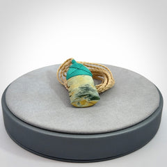 Hand carved New Zealand Flower Jade Toki pendant