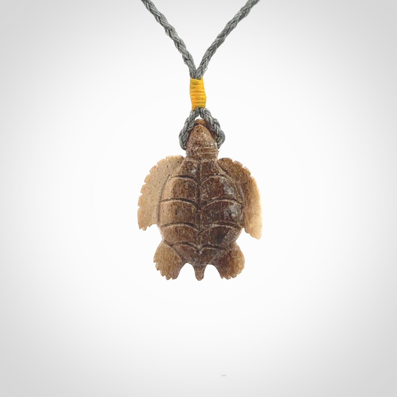 A Beautiful Turtle Pendant, Carved in Antler