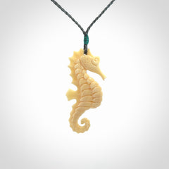 Magnificent Mammoth Tusk Seahorse Pendants