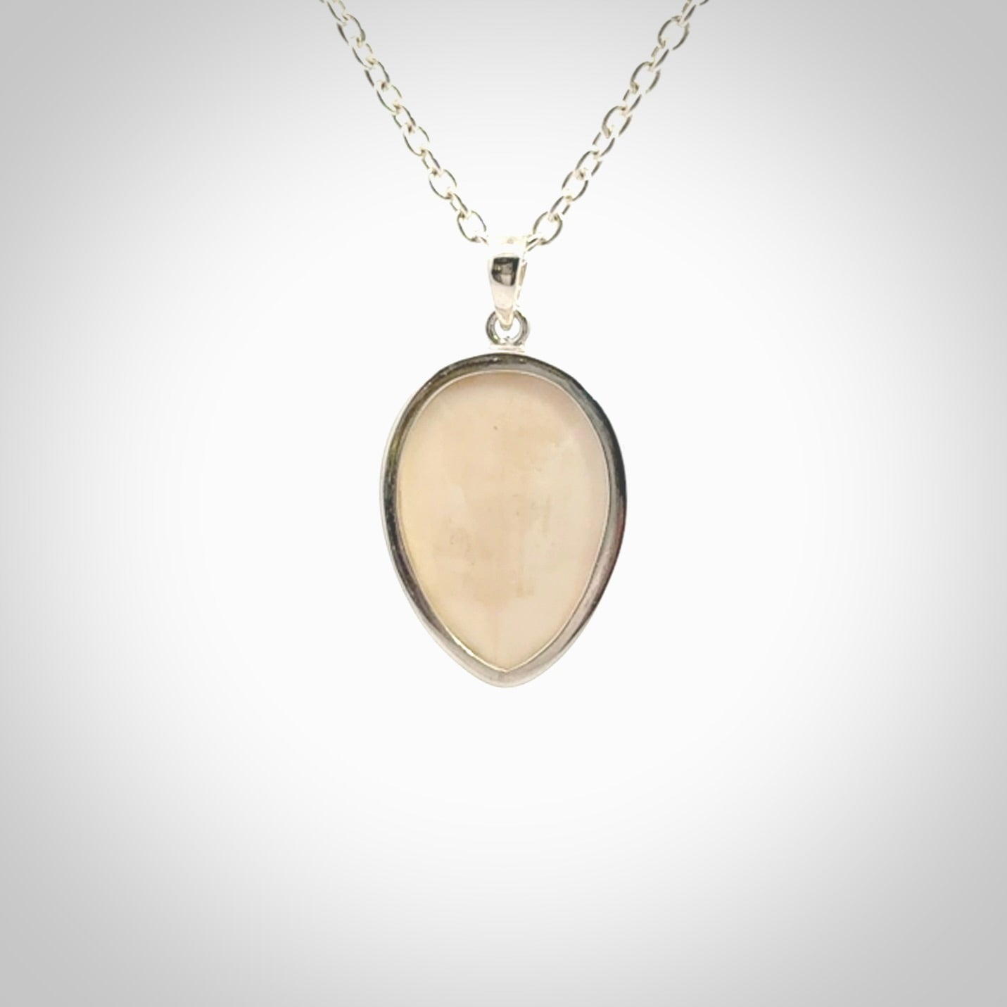 Hand made woolly mammoth tusk moon face necklace and matching earrings