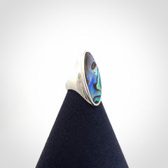 Paua and Sterling Silver ring