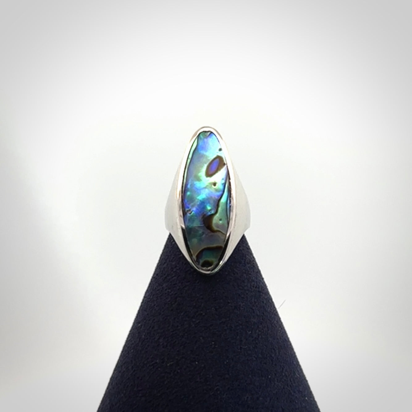 Paua and Sterling Silver ring