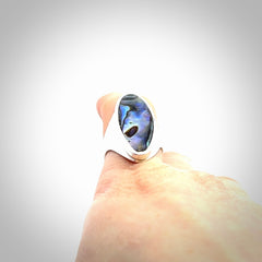 Paua and Sterling Silver ring