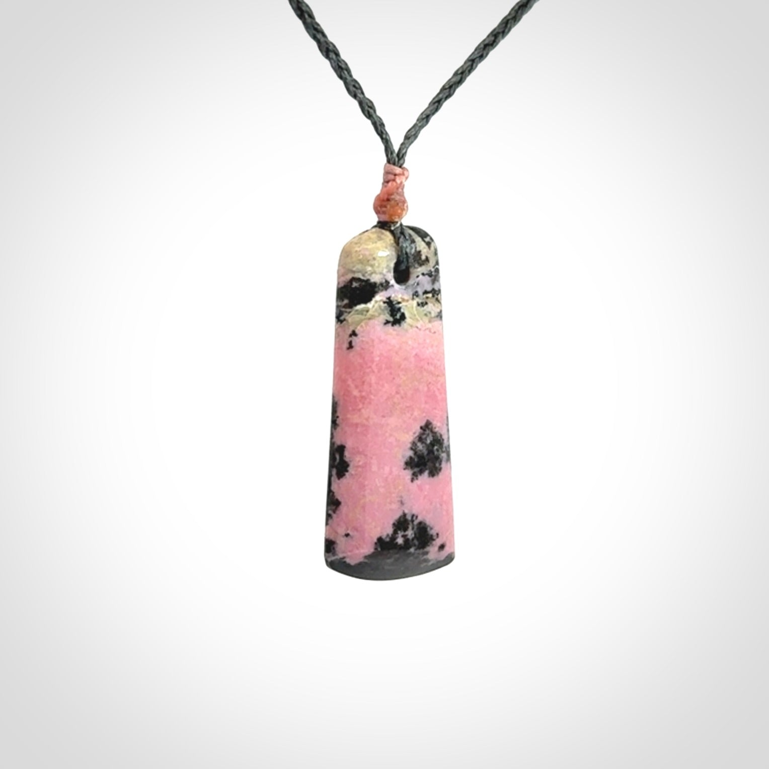 A gorgeous little pendant, carved in Aroha Stone