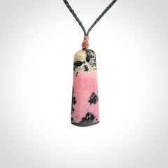 A gorgeous little pendant, carved in Aroha Stone
