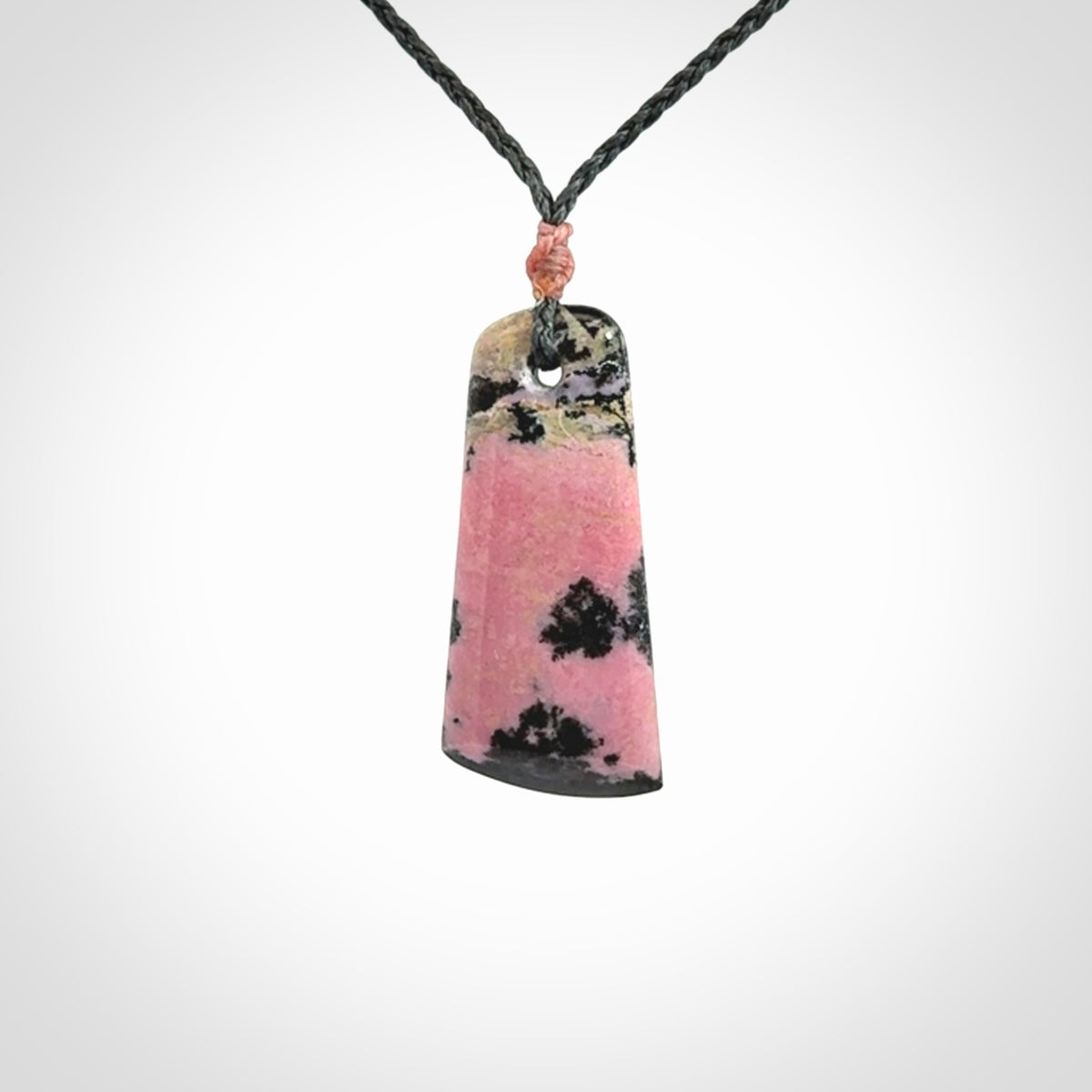 A gorgeous little pendant, carved in Aroha Stone
