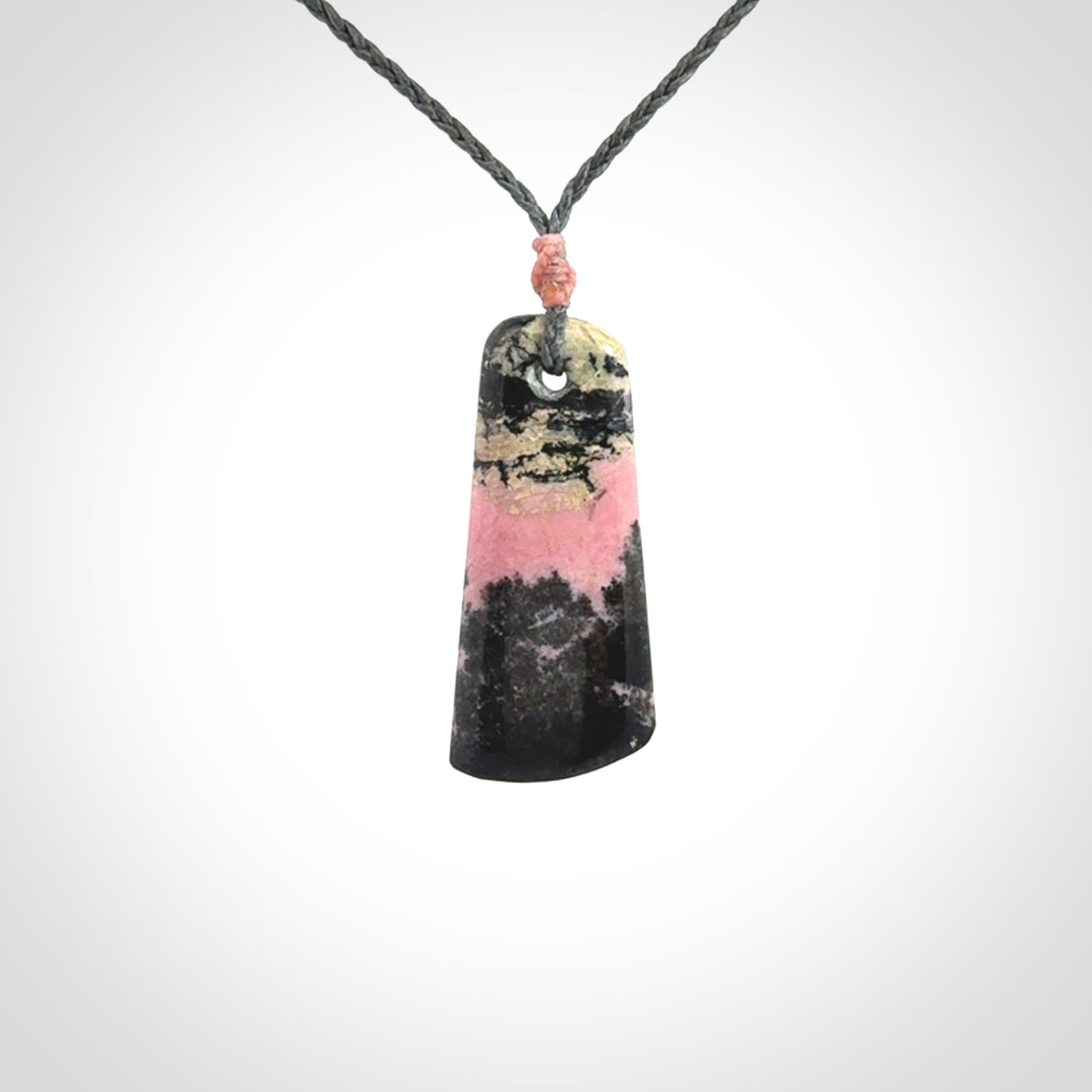 A gorgeous little pendant, carved in Aroha Stone