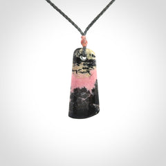 A gorgeous little pendant, carved in Aroha Stone