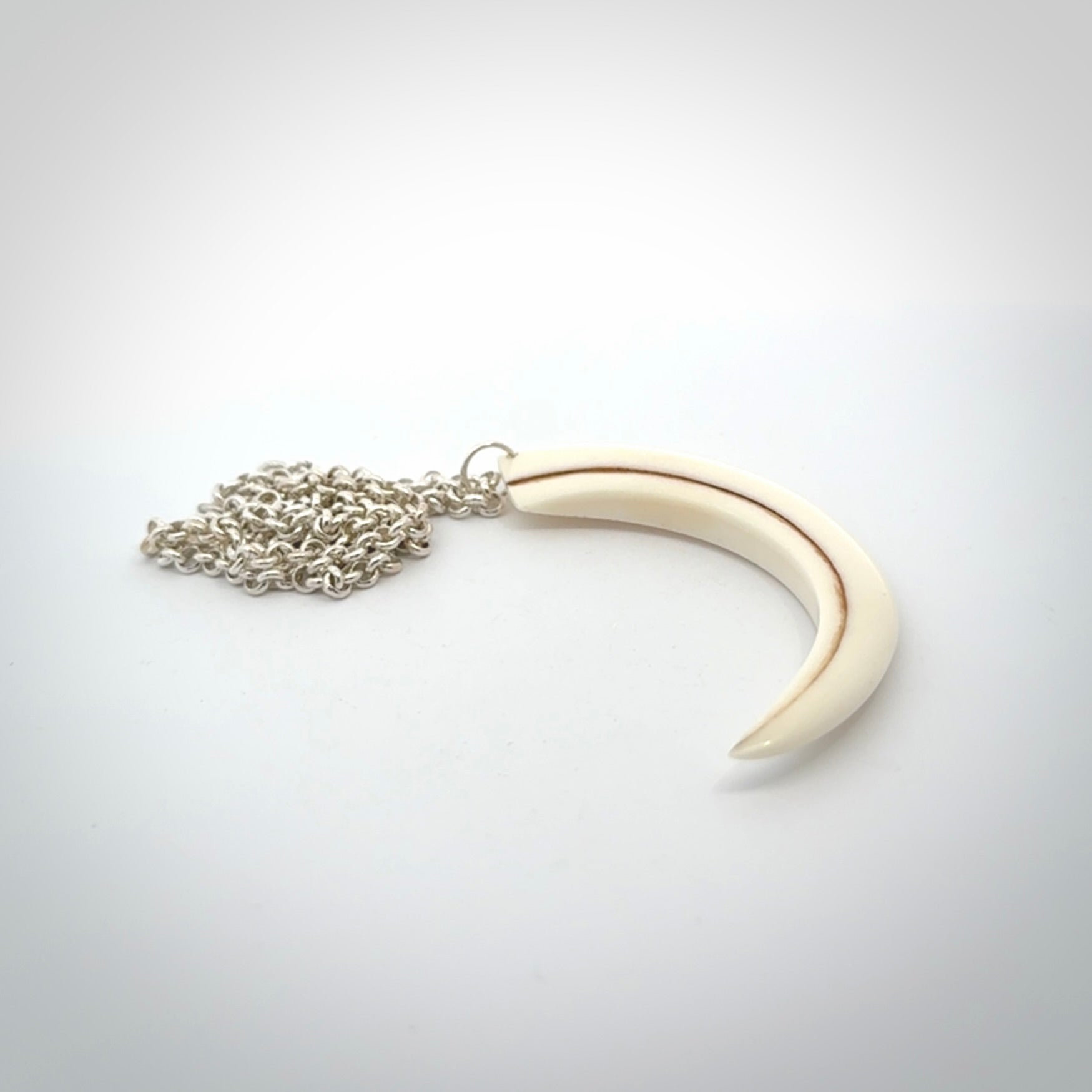 Hand carved incredible Huia bird beak bone carving. A stunning work of art, beautifully replicating a hula bird beak. This pendant was hand carved in bone by artist Sami. A one off collectors item that has been hand crafted to be worn or displayed.