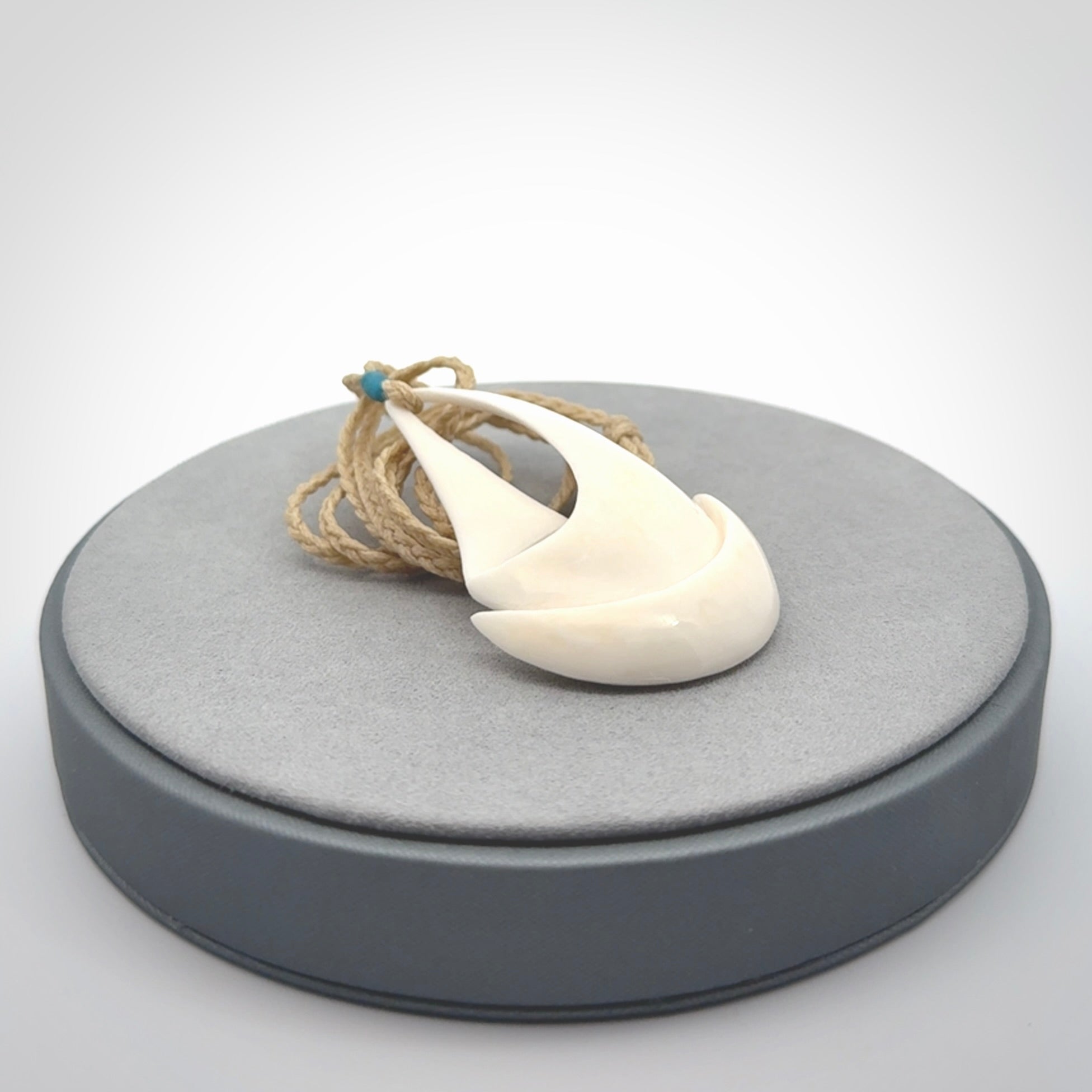 Beautiful Bone Sailboat Pendants