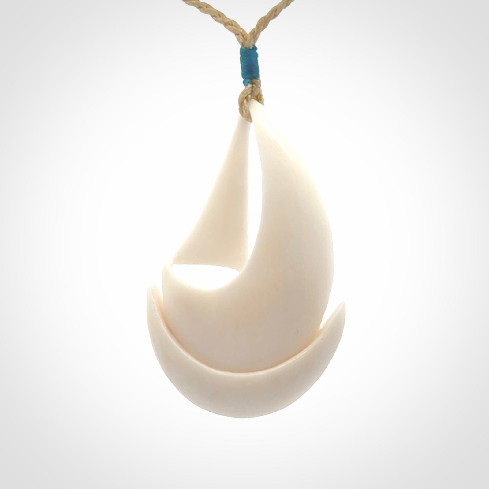 Beautiful Bone Sailboat Pendants