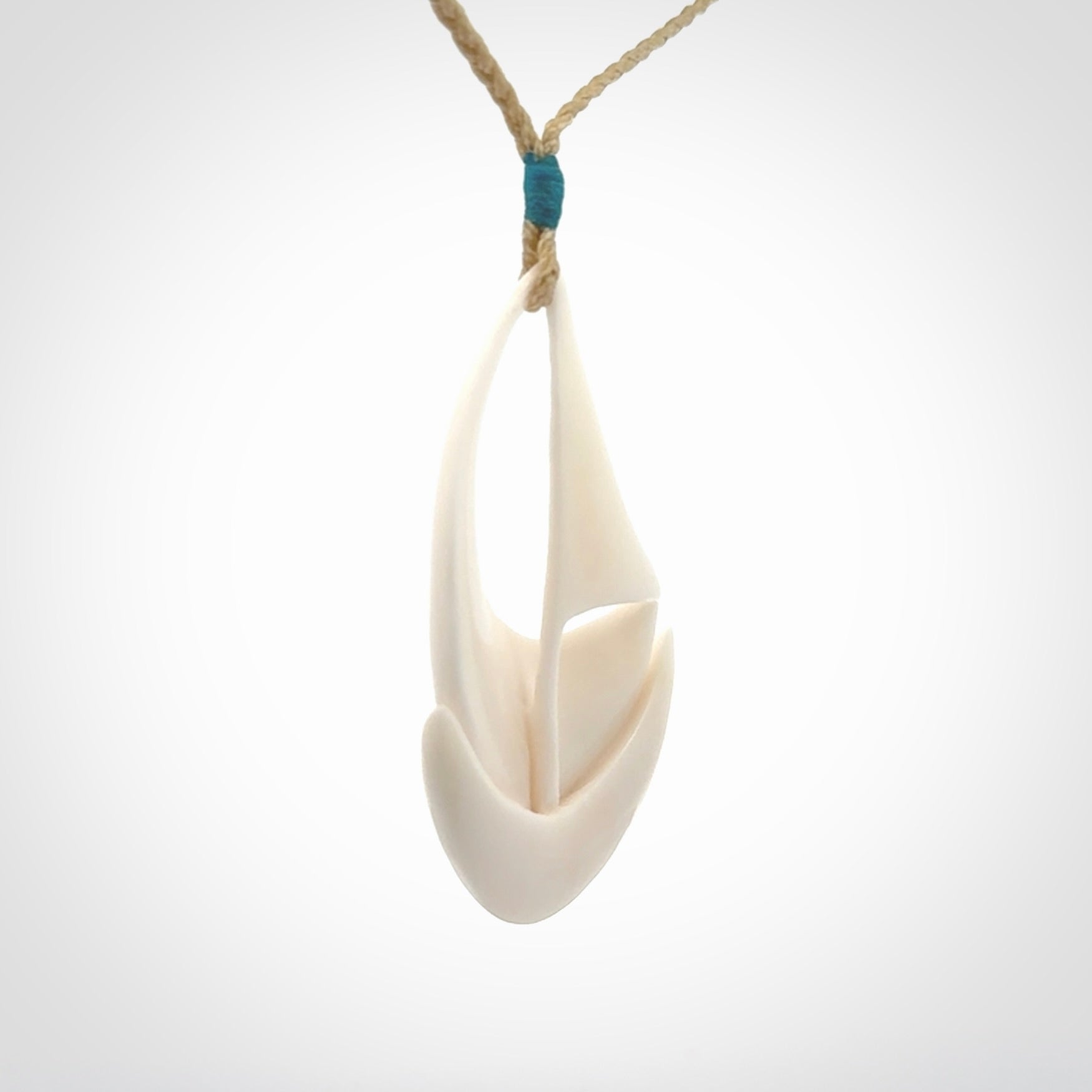 Beautiful Bone Sailboat Pendants