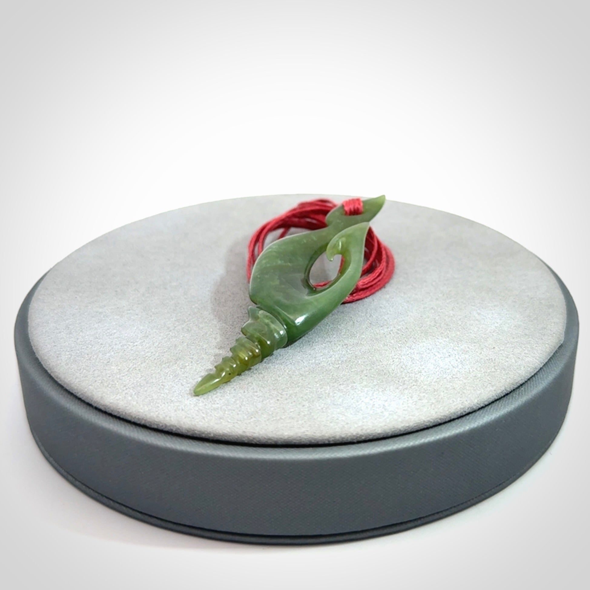 Hand Carved New Zealand Jade Art to Wear