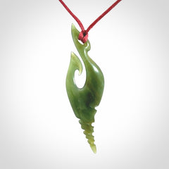 Hand Carved New Zealand Jade Art to Wear