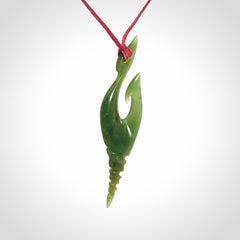 Hand Carved New Zealand Jade Art to Wear