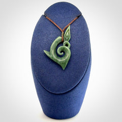 A Wonderful Inanga Manaia Koru Pendant