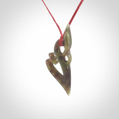 A Beautiful Totoweka Pounamu Manaia Pendant