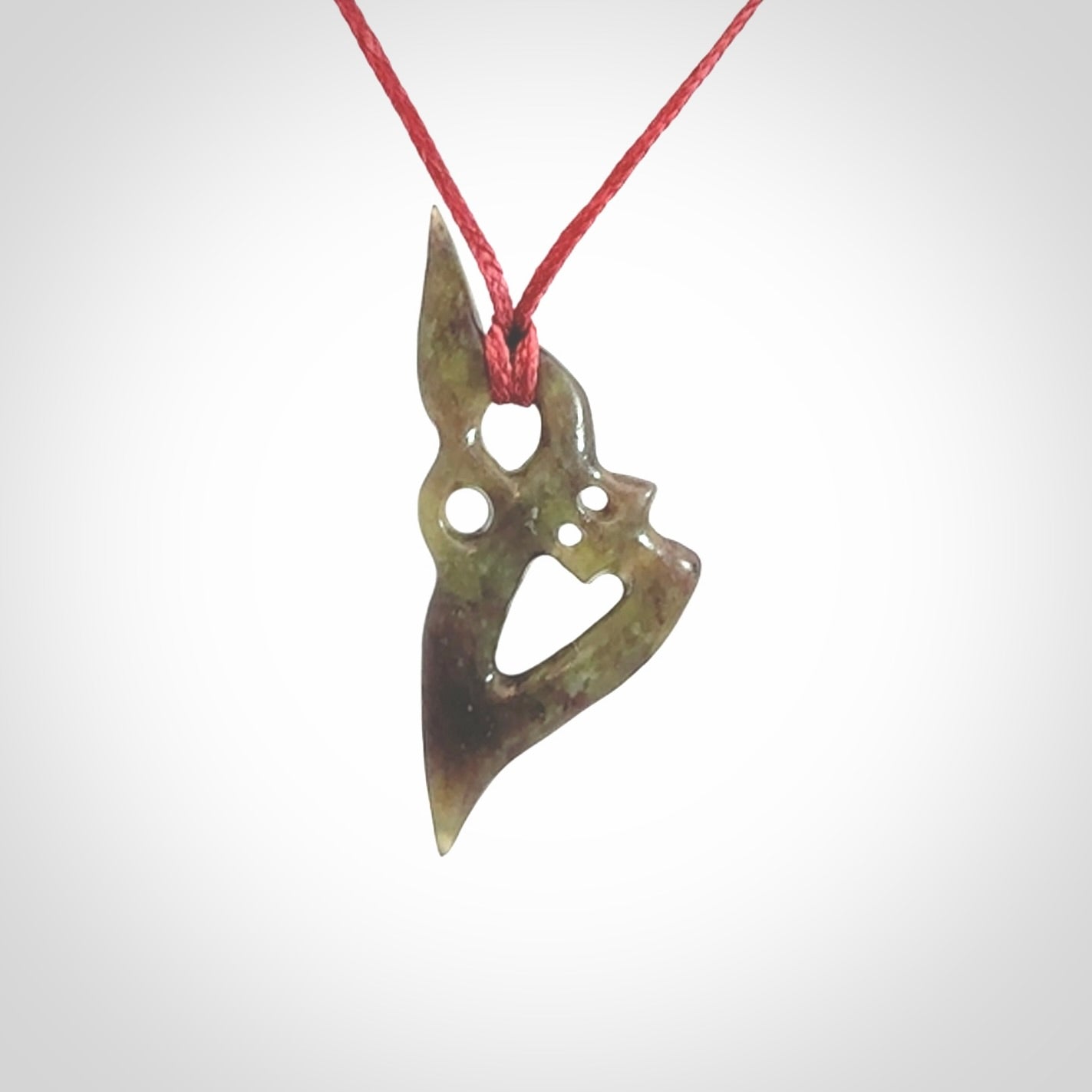 A Beautiful Totoweka Pounamu Manaia Pendant