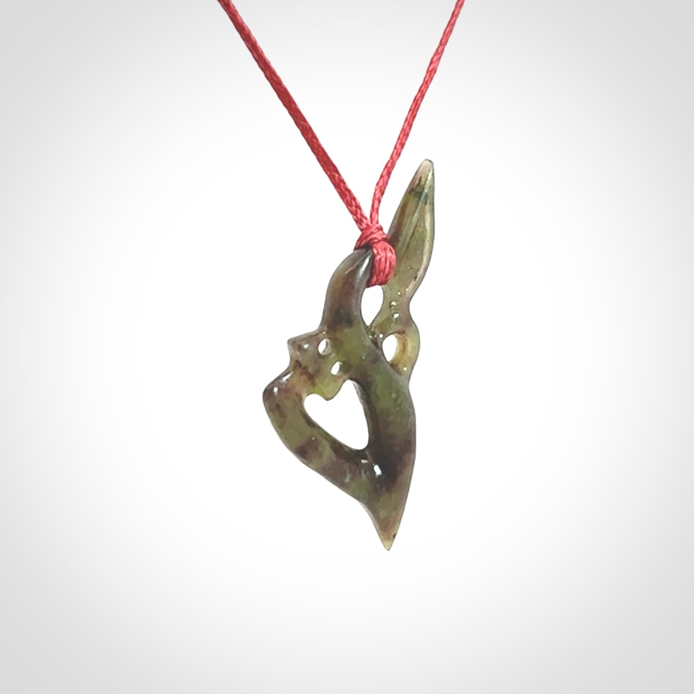 A Beautiful Totoweka Pounamu Manaia Pendant