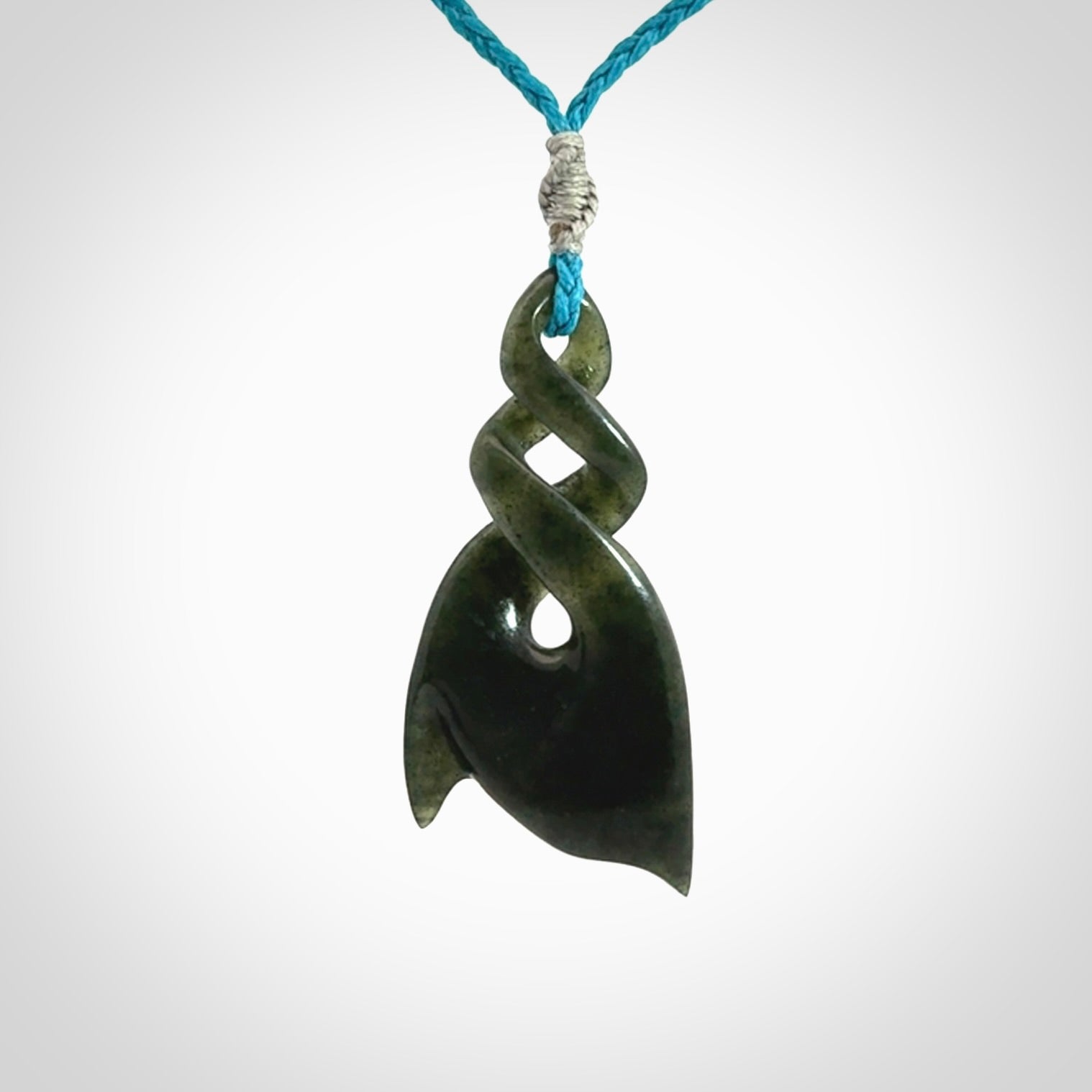 New Zealand Jade twist pendant
