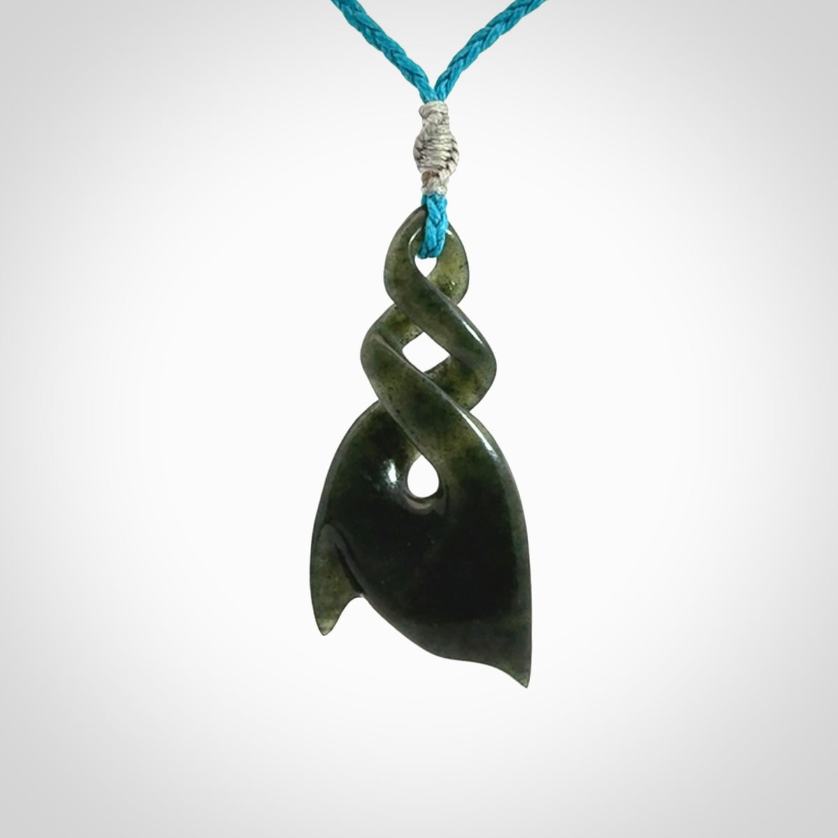 New Zealand Jade twist pendant