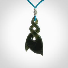 New Zealand Jade twist pendant