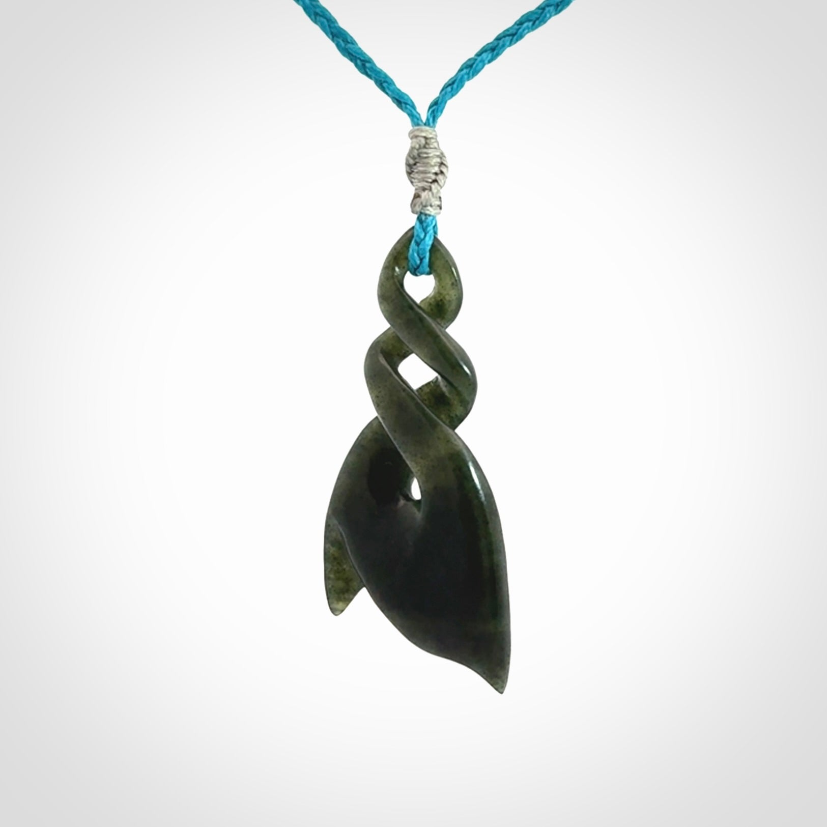 New Zealand Jade twist pendant
