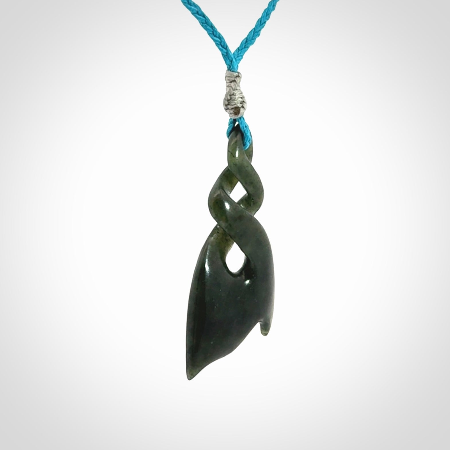 New Zealand Jade twist pendant