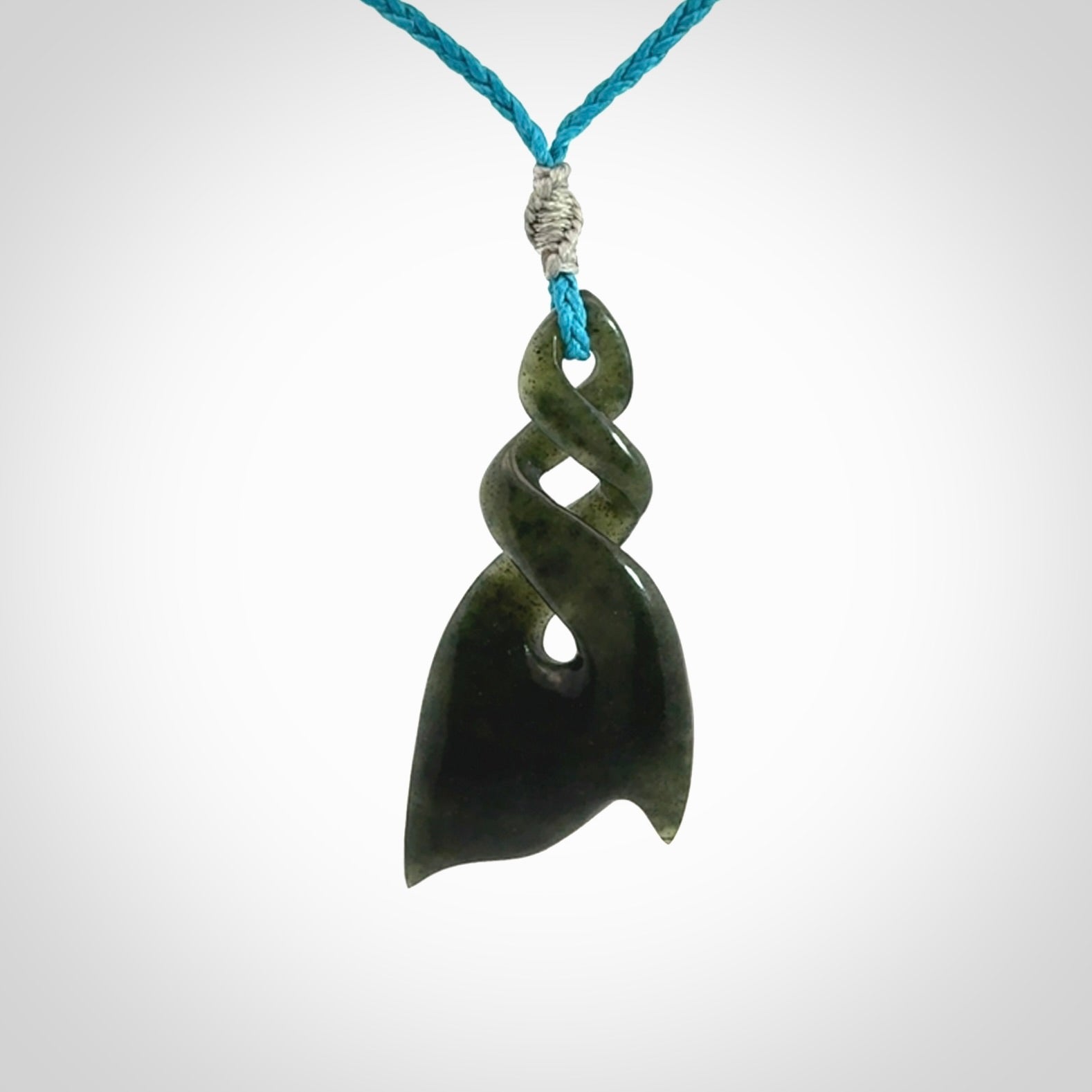 New Zealand Jade twist pendant