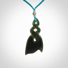New Zealand Jade twist pendant