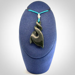 New Zealand Jade twist pendant