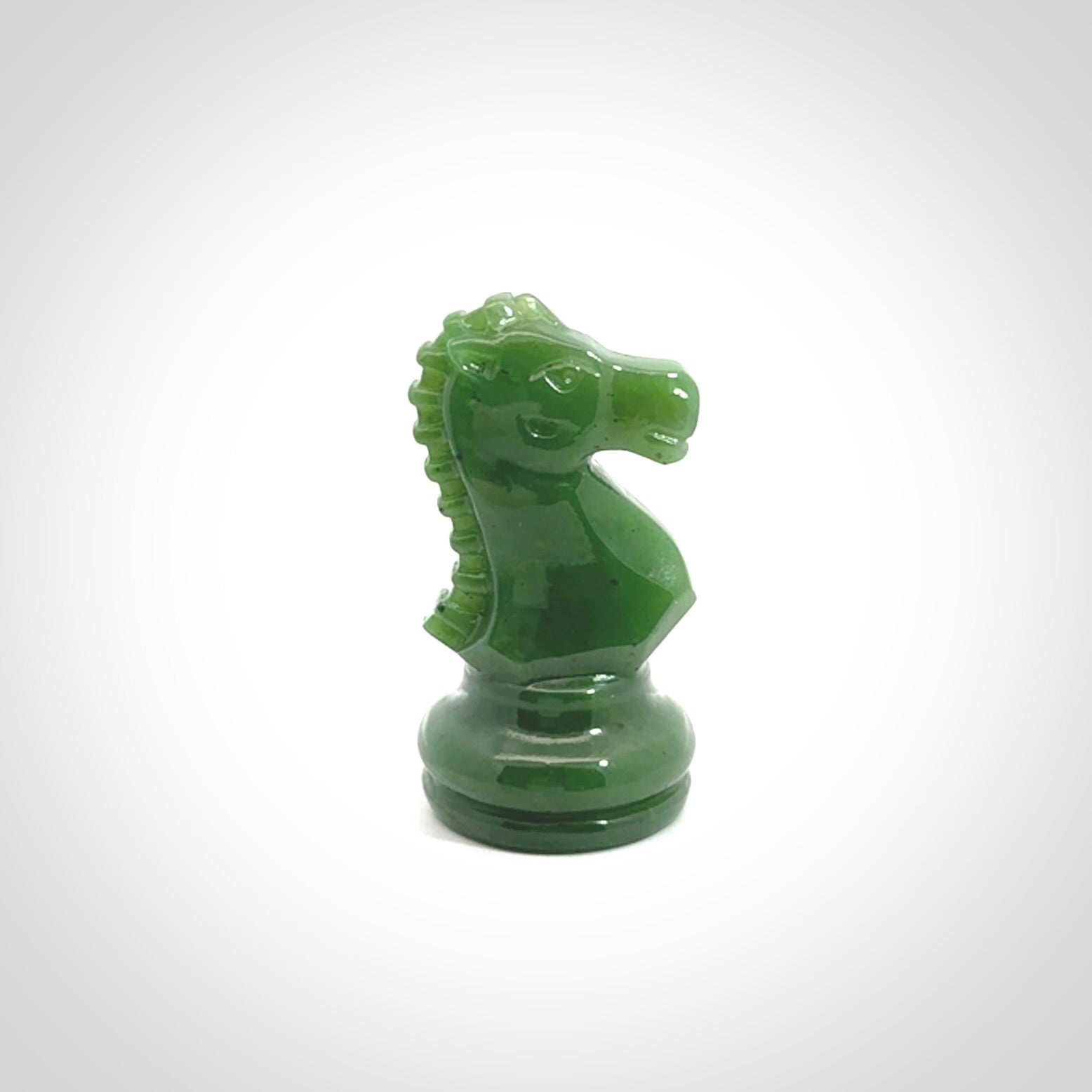 Hand carved British Columbian Jade Chess Pendants