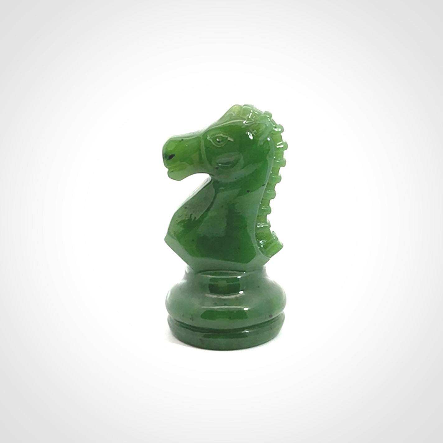 Hand carved British Columbian Jade Chess Pendants