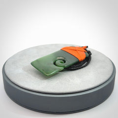 Hand Carved Toki Pendant in British Columbian Jade