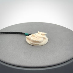 Whale pendant. Mammoth Tusk Art to Wear