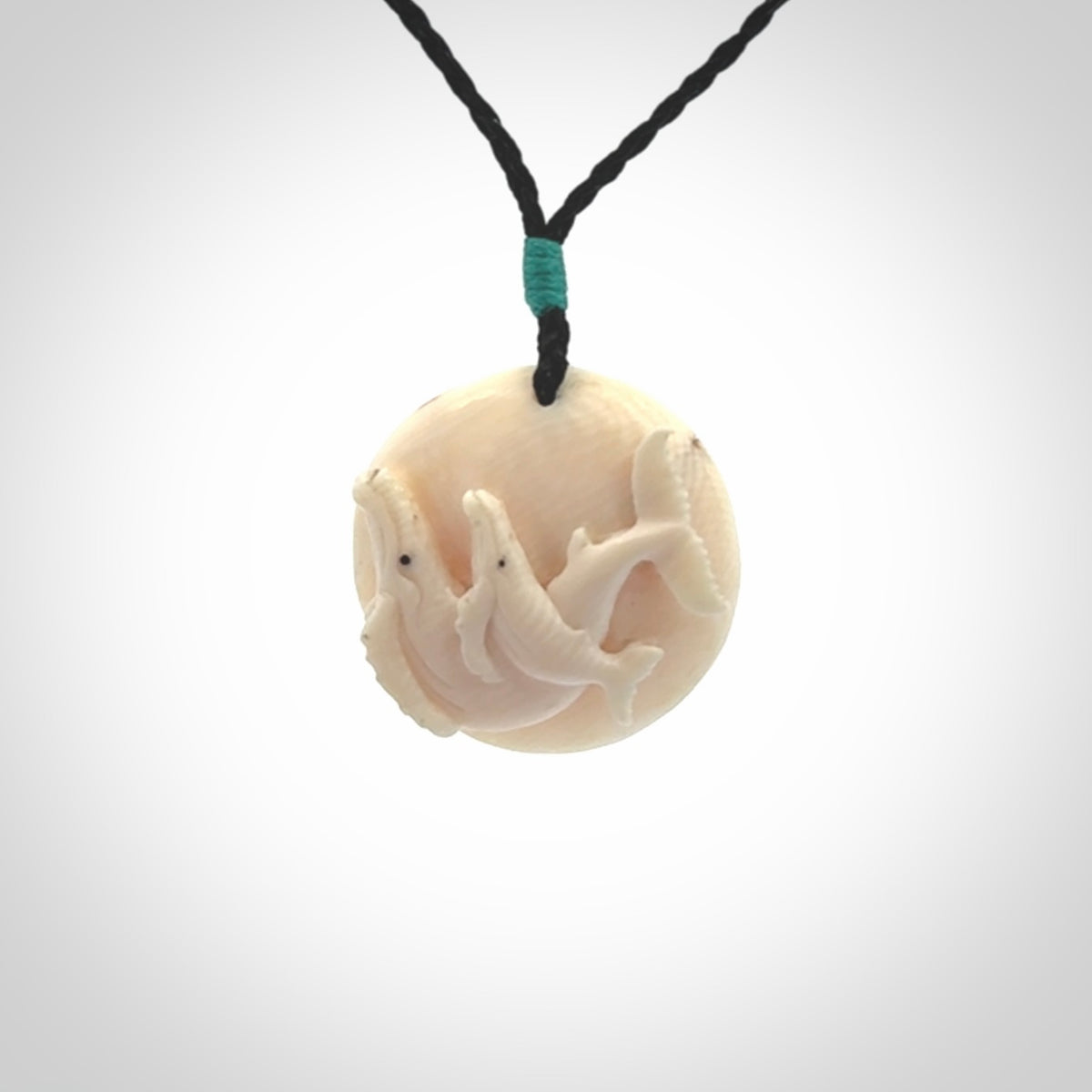 Whale pendant. Mammoth Tusk Art to Wear