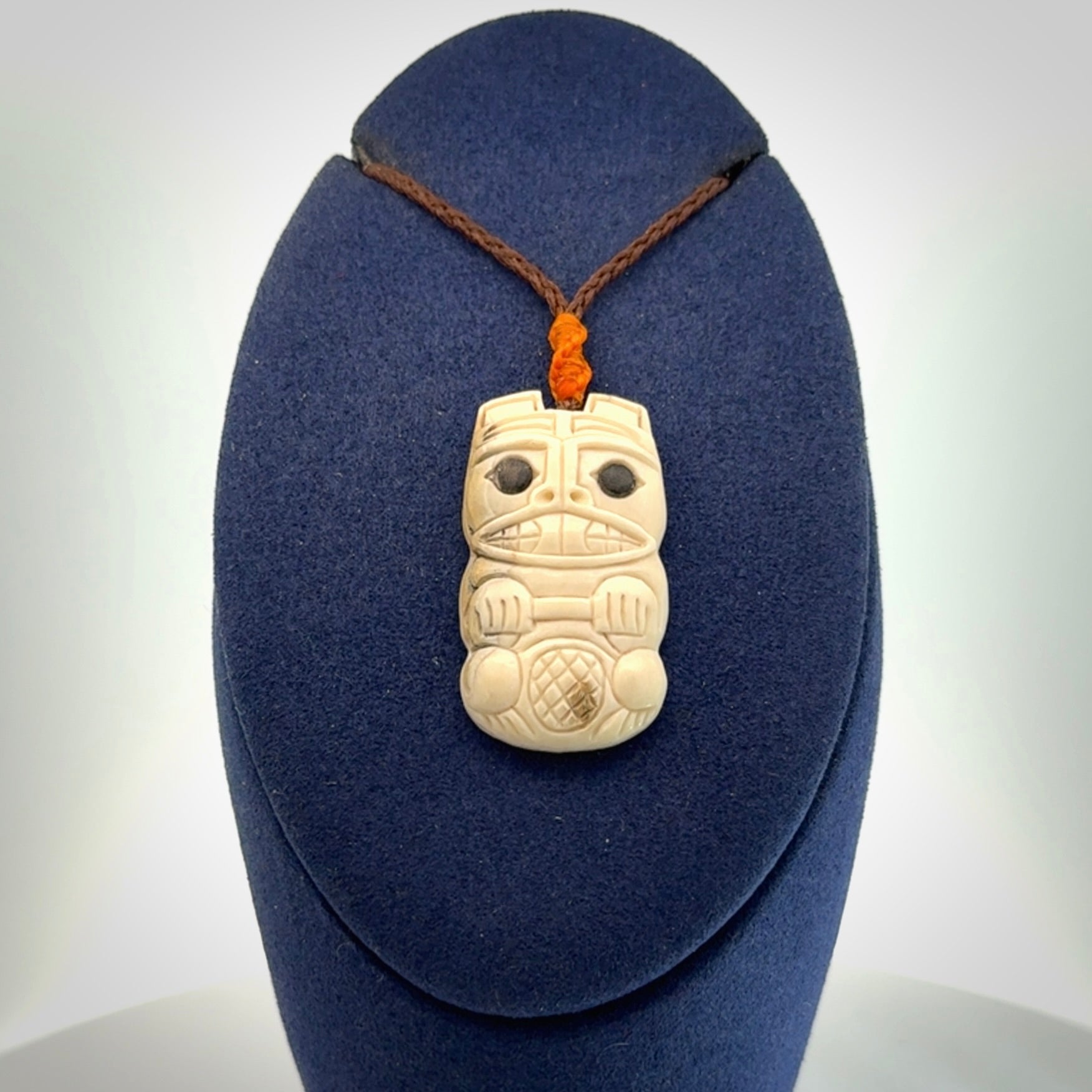 A very cool little gatekeeper! Hand made in Ancient Mammoth Tusk