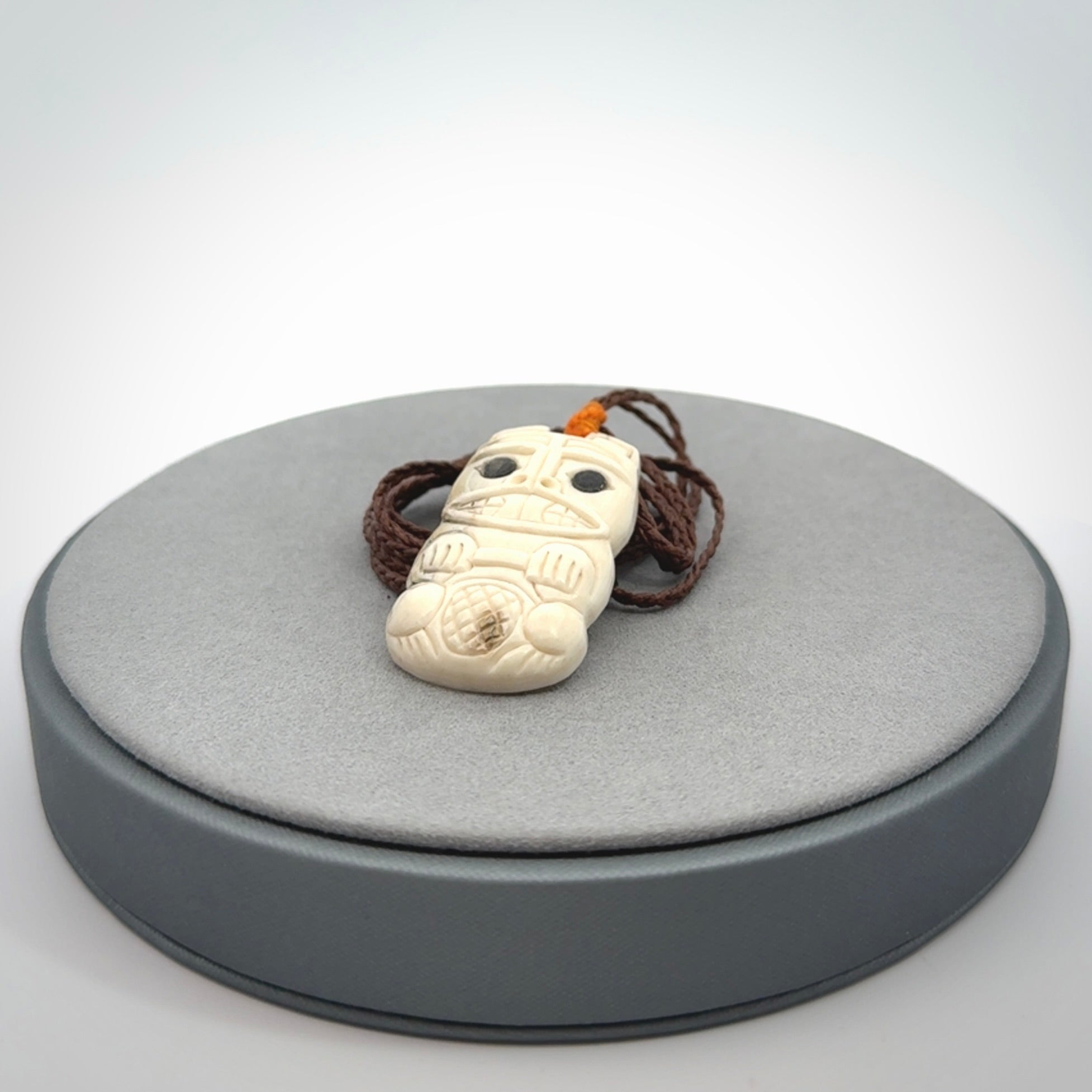 A very cool little gatekeeper! Hand made in Ancient Mammoth Tusk
