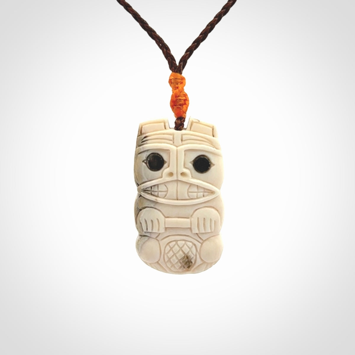 A very cool little gatekeeper! Hand made in Ancient Mammoth Tusk