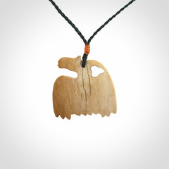 A Very Cool Aztec Style Pendant Carved in Mammoth Tusk