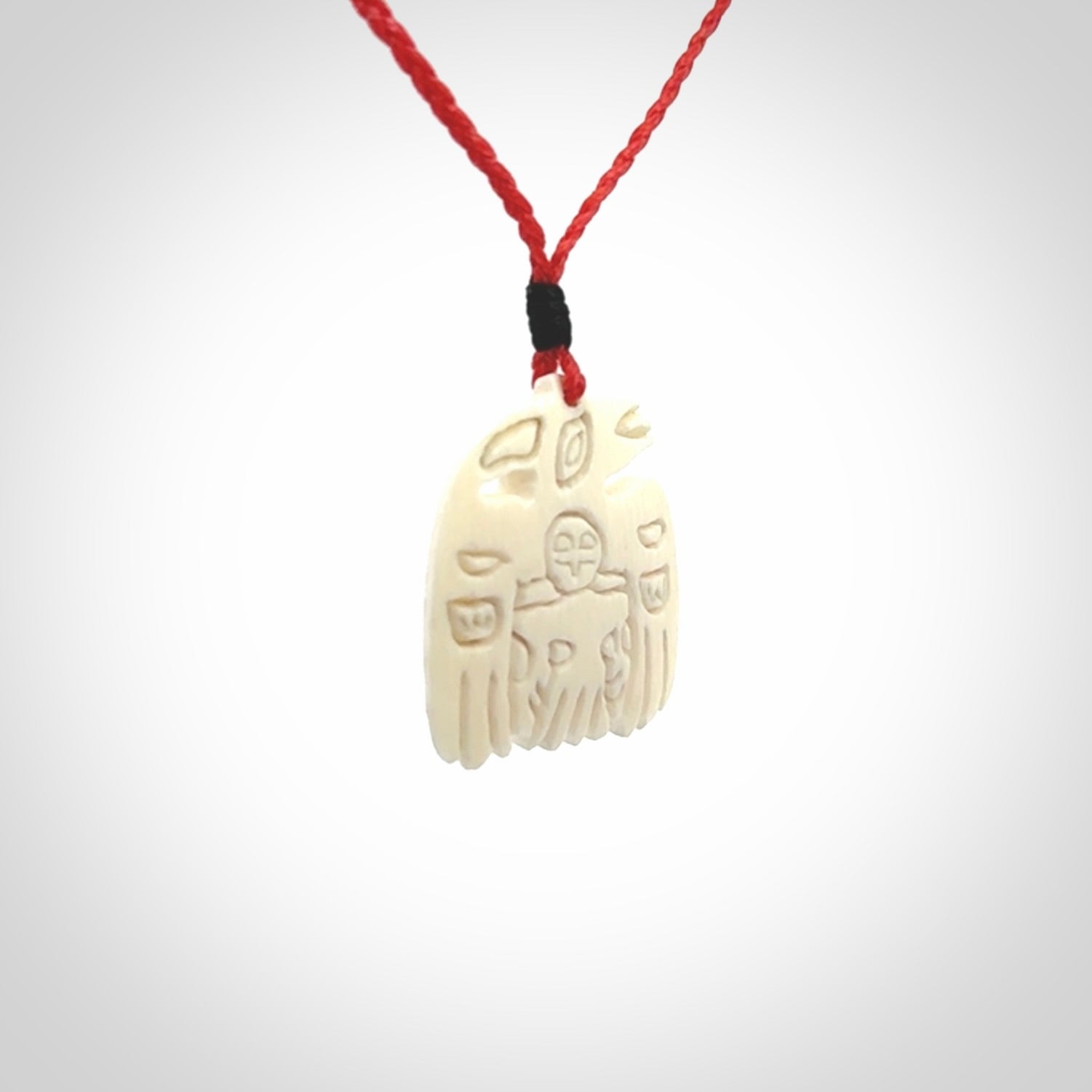 Hand carved Woolly Mammoth tusk pendant