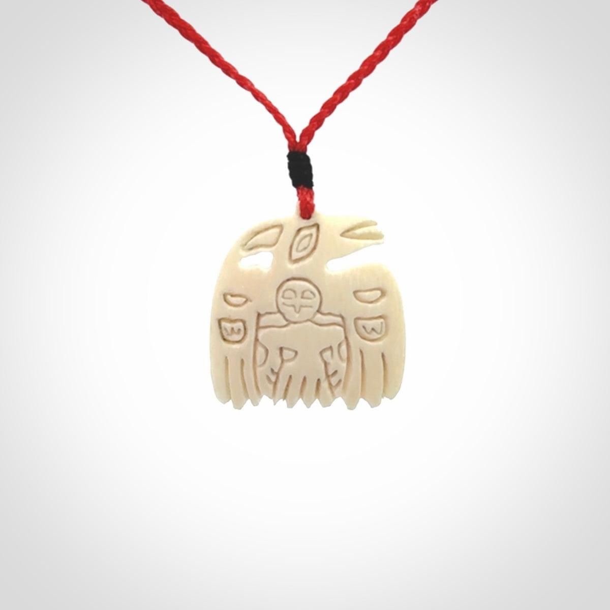 Hand carved Woolly Mammoth tusk pendant