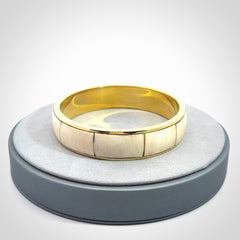 This piece is a hand made bracelet. It is made from selected pieces of woolly mammoth tusk which we have cut and polished and then inset into a brass bracelet. It is a very striking piece one of a kind and truly beautiful.